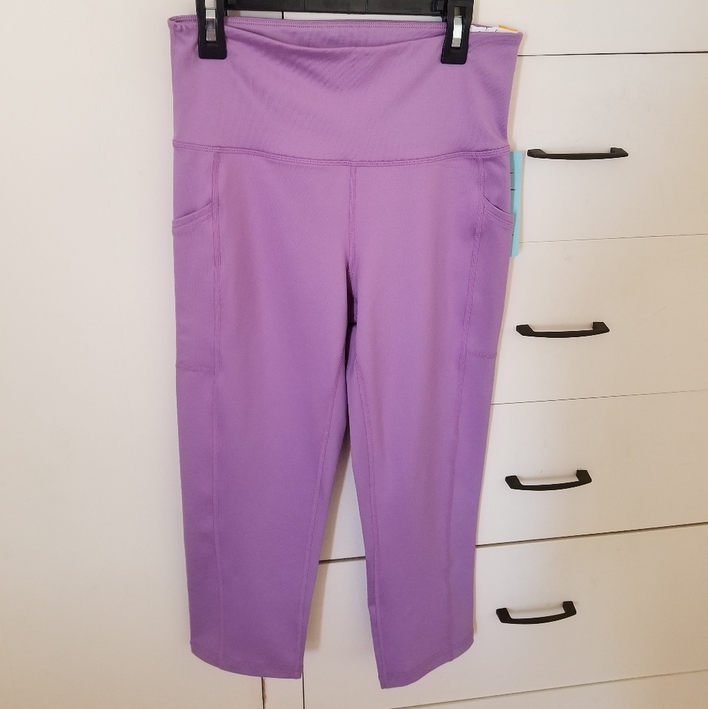 New Ideology purple work out pants small